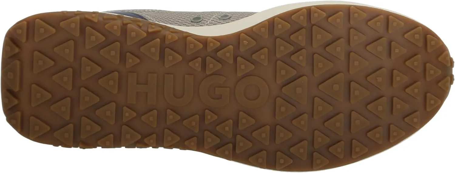 HUGO Men's Running Style Mix Material Sneakers