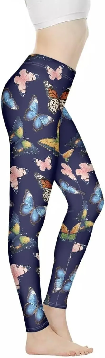 Irisjudy Women Leggings Full Length Casual Soft Skinny, Stretchy Workout Tights Long Pants Plus Size for Gym Women's Sports