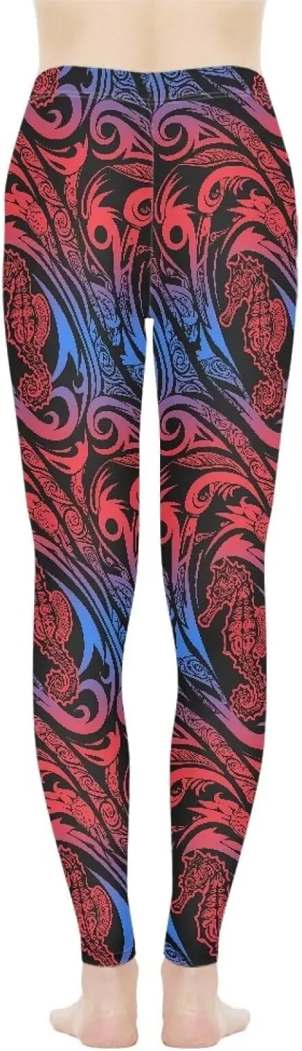 Irisjudy Womens High Waist Workout Leggings for Yoga,Jogging, Novelty Printed Buttery Soft Stretchy Pants Tights Outfit