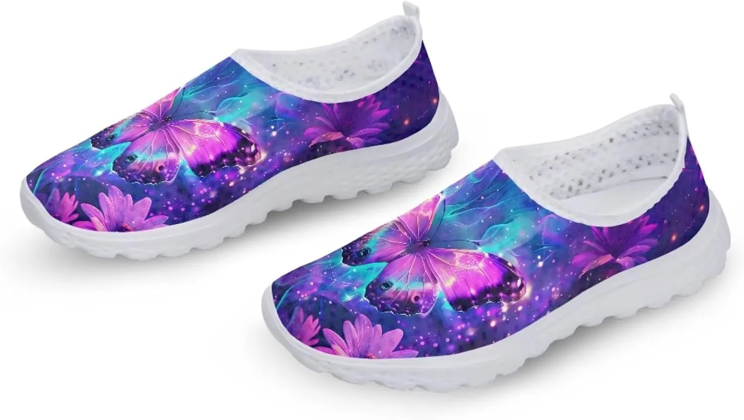 Jeiento Christmas Athletic Running Shoes for Women - Fashion Tennis Walking Sneakers