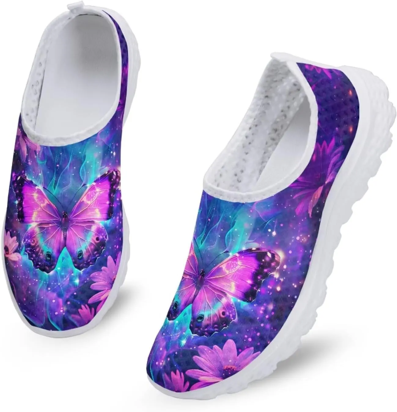 Jeiento Christmas Athletic Running Shoes for Women - Fashion Tennis Walking Sneakers