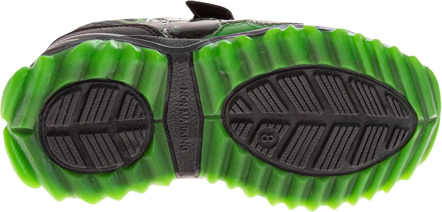 Josmo Kids Monster Jam Grave Digger LED Light Up Shoes Megalodon Monster Truck Shoes for Boys El Toro Loco (Sizes: 6-10 Toddler / 11-12 Little Kid)