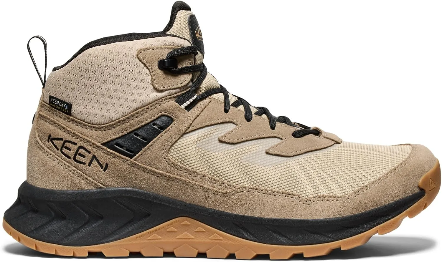 KEEN Men's Hightrail Mid Height Durable Lightweight Breathable Leather Waterproof Hiking Boots