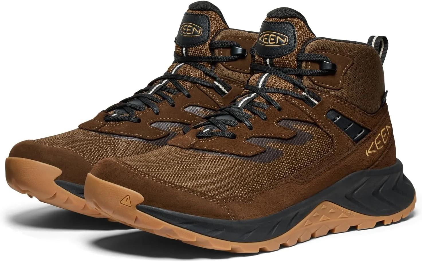 KEEN Men's Hightrail Mid Height Durable Lightweight Breathable Leather Waterproof Hiking Boots