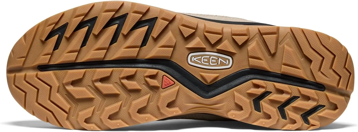 KEEN Men's Hightrail Mid Height Durable Lightweight Breathable Leather Waterproof Hiking Boots