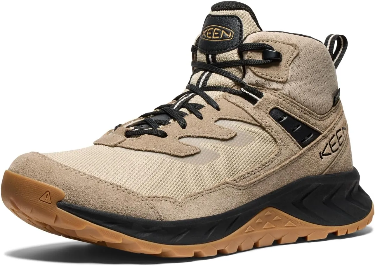 KEEN Men's Hightrail Mid Height Durable Lightweight Breathable Leather Waterproof Hiking Boots