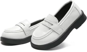 Kids Dress Shoes Girl’s Boy’s Oxford Shoes Slip On School Uniform Shoes