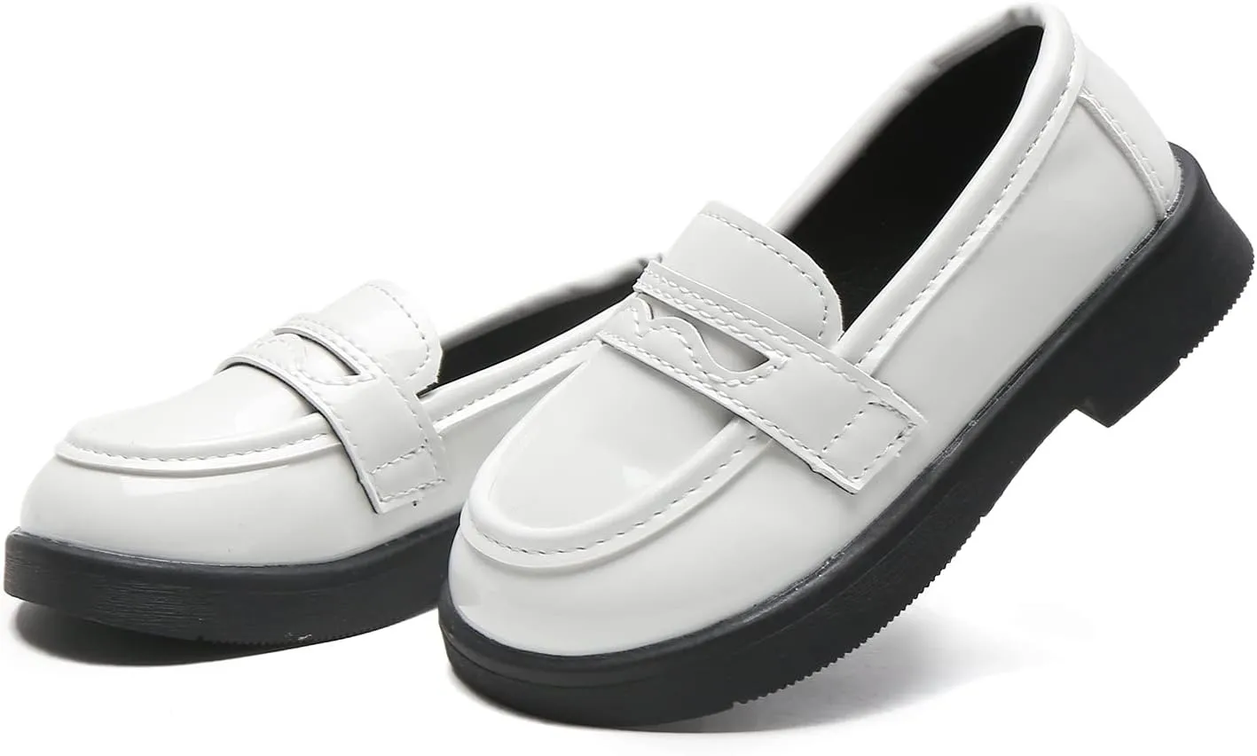 Kids Dress Shoes Girl’s Boy’s Oxford Shoes Slip On School Uniform Shoes