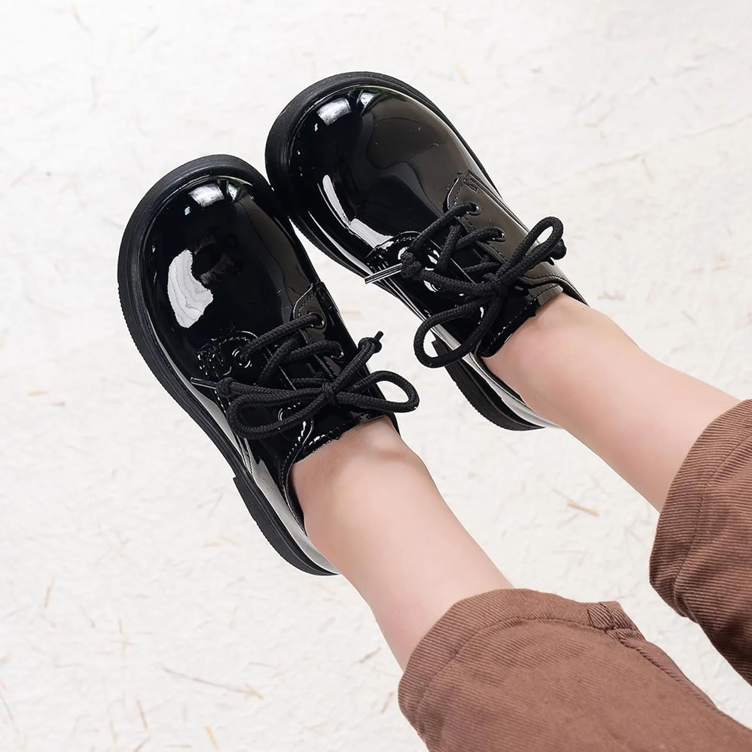 Kids Dress Shoes Girl’s Boy’s Oxford Shoes Slip On School Uniform Shoes