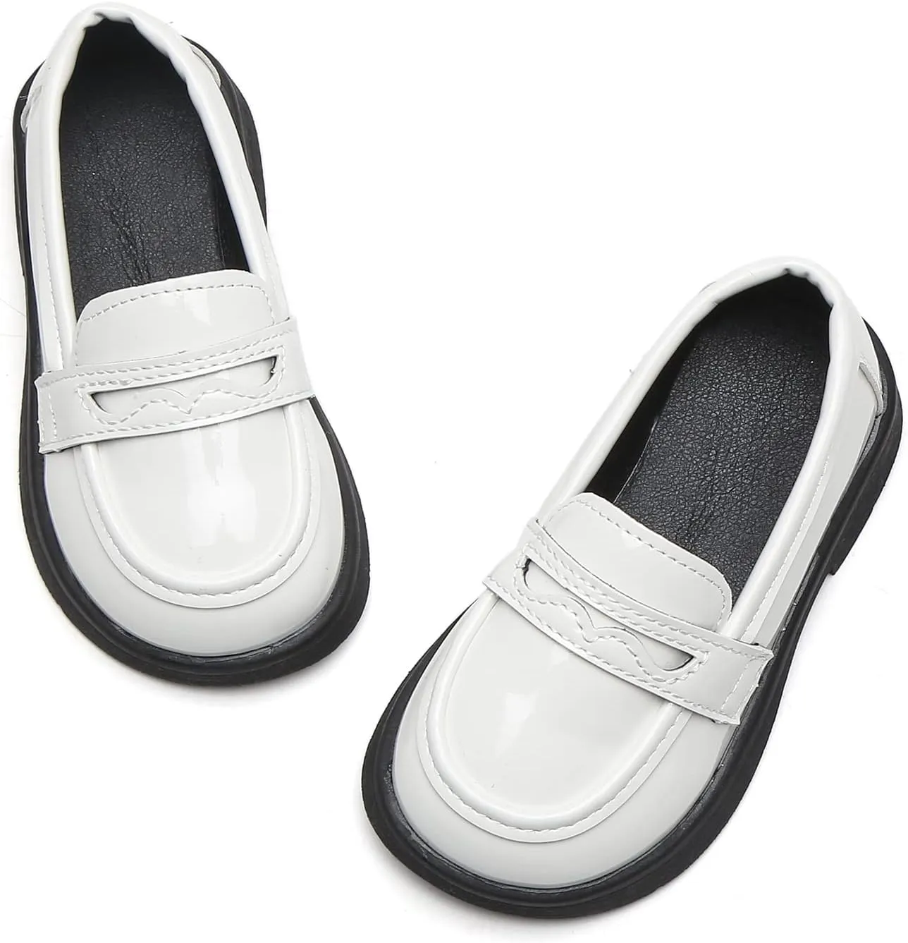 Kids Dress Shoes Girl’s Boy’s Oxford Shoes Slip On School Uniform Shoes
