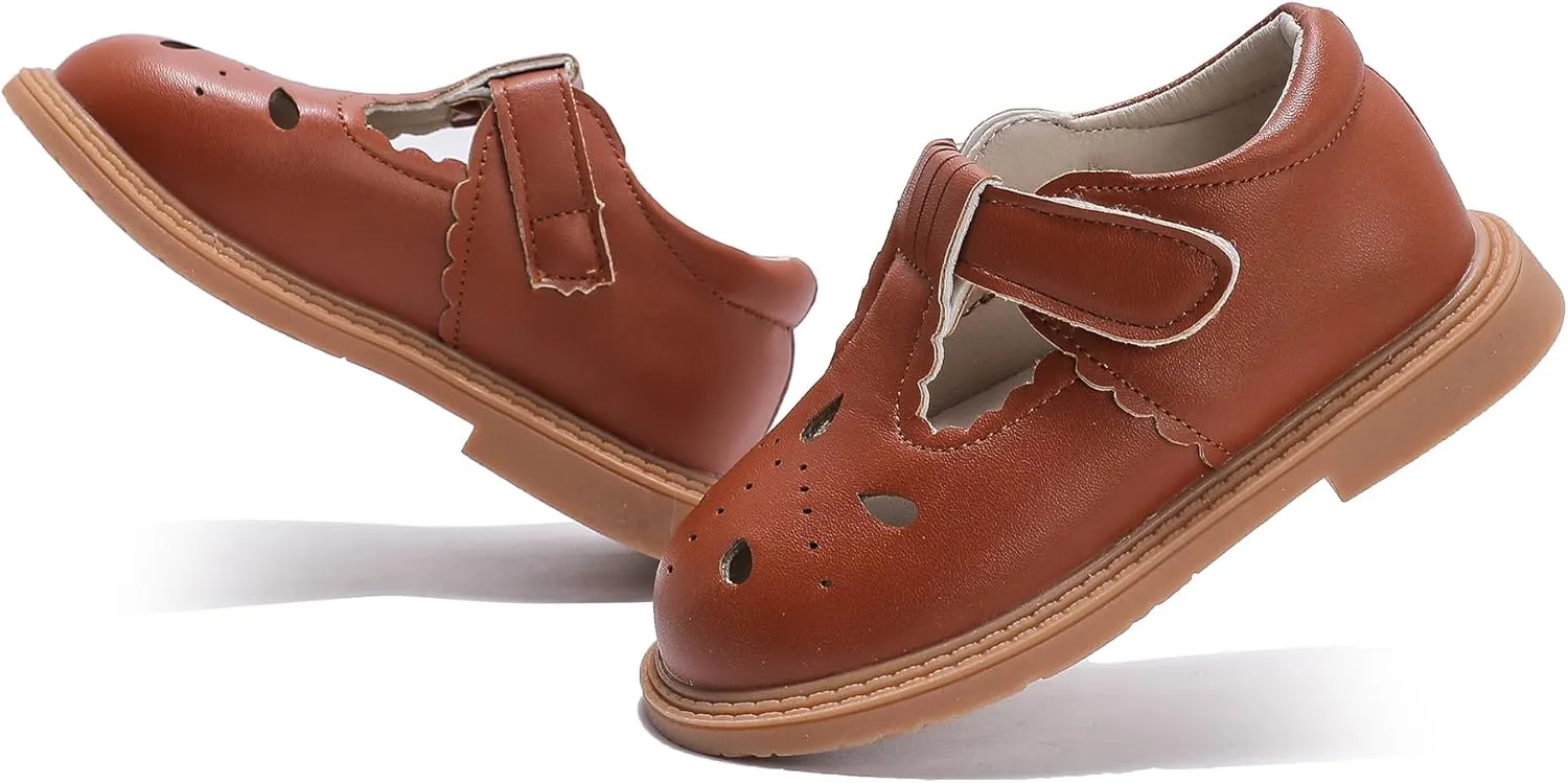 Kids Dress Shoes Girl’s Boy’s Oxford Shoes Slip On School Uniform Shoes