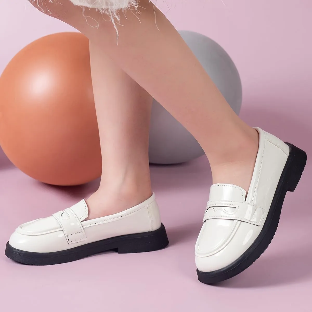 Kids Dress Shoes Girl’s Boy’s Oxford Shoes Slip On School Uniform Shoes