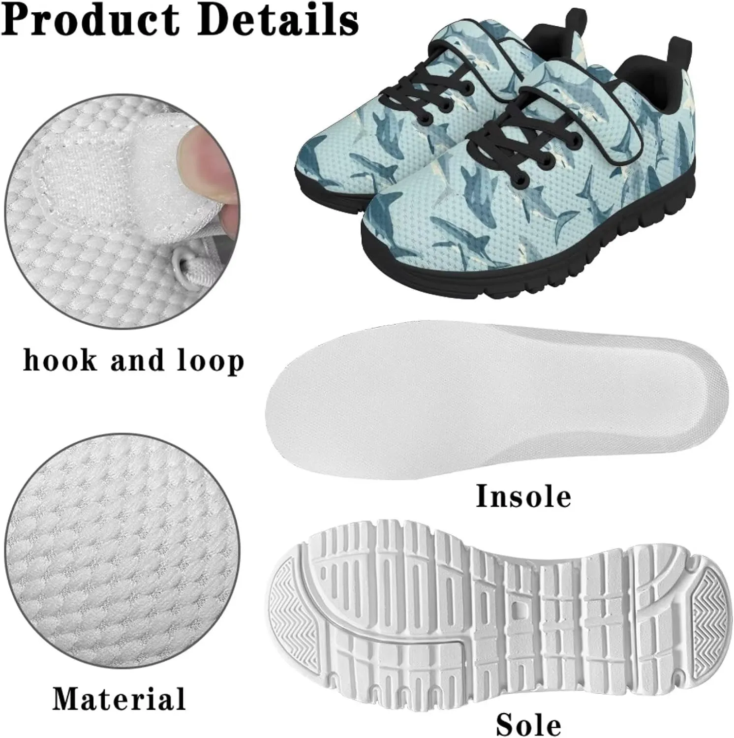 Kids Sneakers Size 11-3 Slip On Girls Boys Running Walking Tennis Shoes Single Buckle