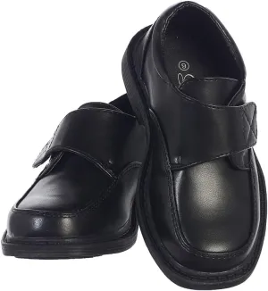 Lito Children's Wear Boys Dress Shoes Black, Big and Little Kids, First Communion, Wedding, Graduation, Church, Toddler, Youth, Formal, Loafers (Size 11T, Black)