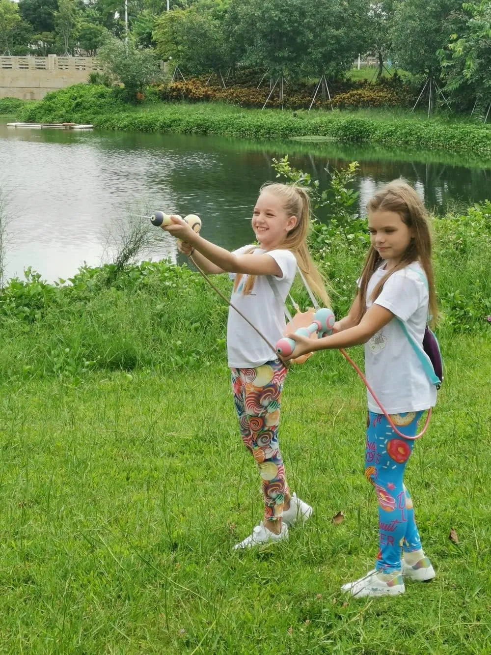 LUOUSE Girls' Leggings Full Length Comfy Pants Trousers 4-13 Years