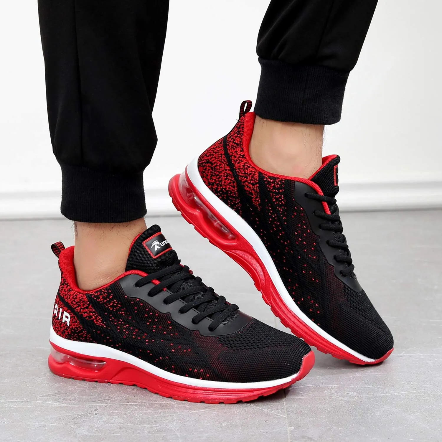 MAFEKE Mens Air Athletic Running Shoes Tennis Fashion Lightweight Breathable Walking Sneakers (US 6.5-12.5 D(M))