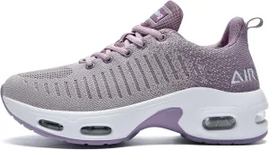 MAFEKE Women Air Athletic Running Shoes Fashion Tennis Breathable Lightweight Walking Sneakers