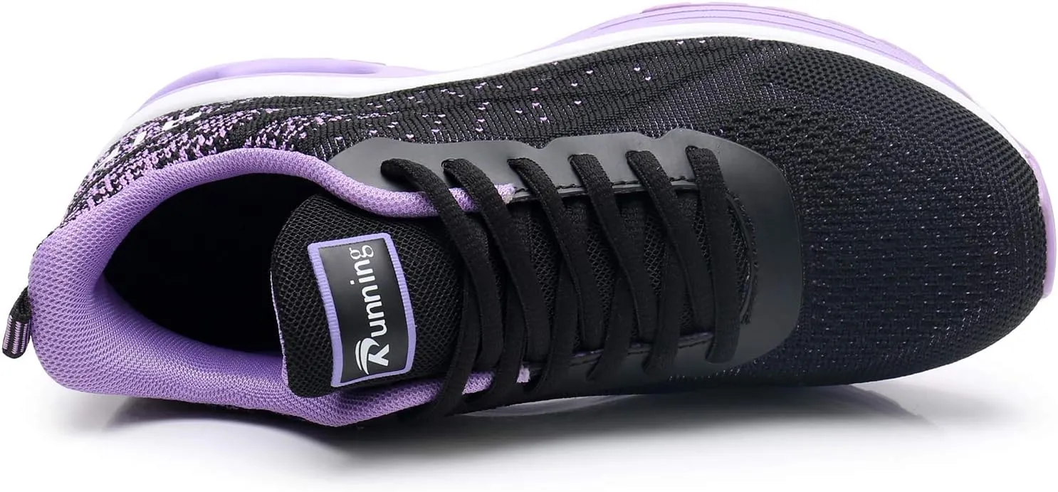MAFEKE Women Air Athletic Running Shoes Fashion Tennis Breathable Lightweight Walking Sneakers