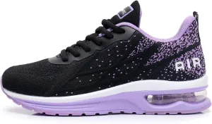 MAFEKE Women Air Athletic Running Shoes Fashion Tennis Breathable Lightweight Walking Sneakers