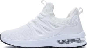 MAFEKE Womens Air Running Shoes Tennis Walking Sneakers Athletic Sport Shoes Lightweight Slip On Footwear for Gym Jogging Size 5.5-11