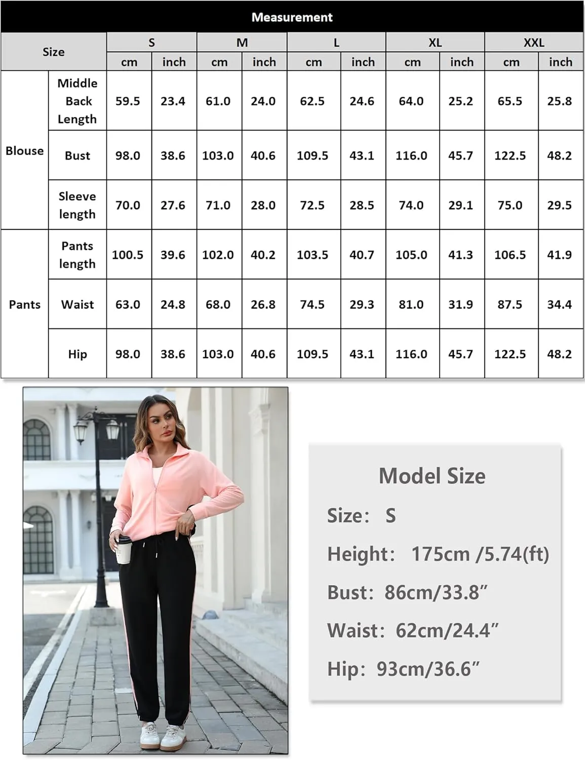 Marvmys Color Block Tracksuit for Women 2 Piece Outfits Fall Sweatsuits Zip Up Jogging Suit Long Sleeve Jogger Lounge Sets