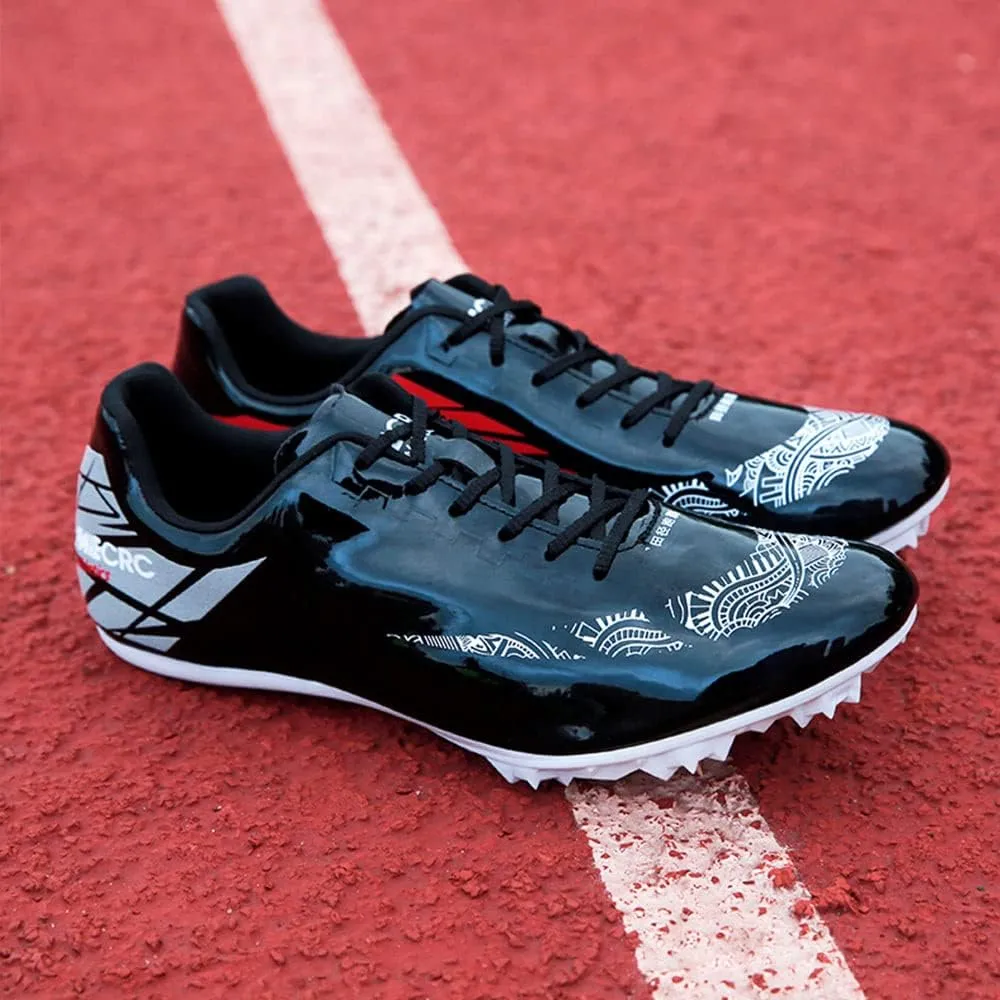Maylrvjv Men's Track and Field Shoes Breathable Comfortable Track Spikes Racing Jumping Sprint Running Sneakers