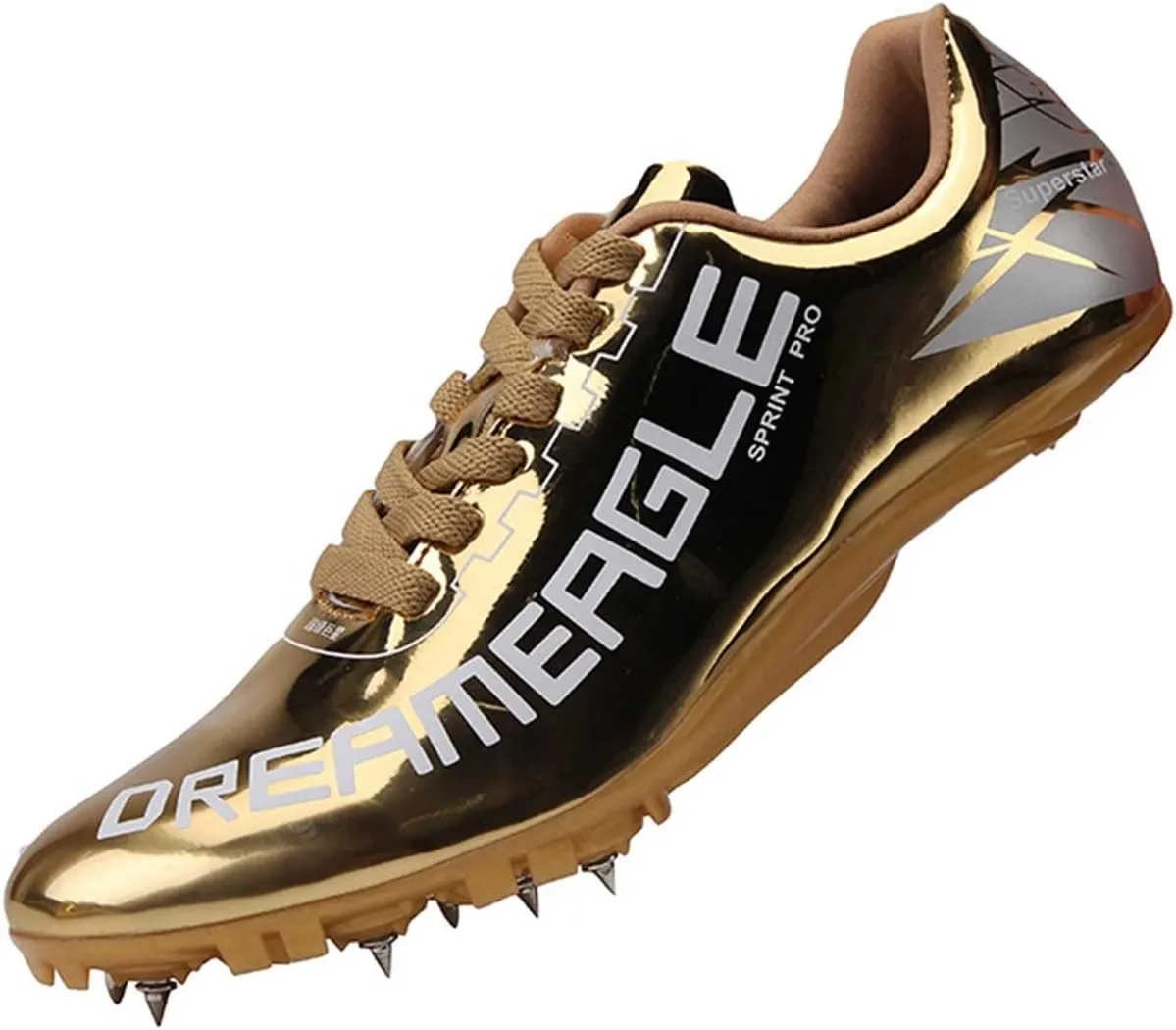 Maylrvjv Men's Women's Track and Field Shoes Racing Jumping Sprint Sneakers Professional Running Spikes Athletic Shoes
