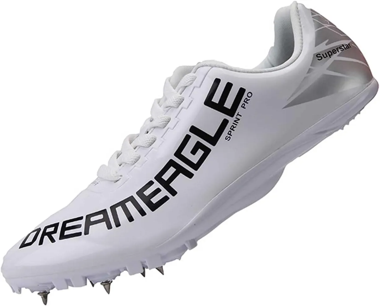 Maylrvjv Men's Women's Track and Field Shoes Racing Jumping Sprint Sneakers Professional Running Spikes Athletic Shoes