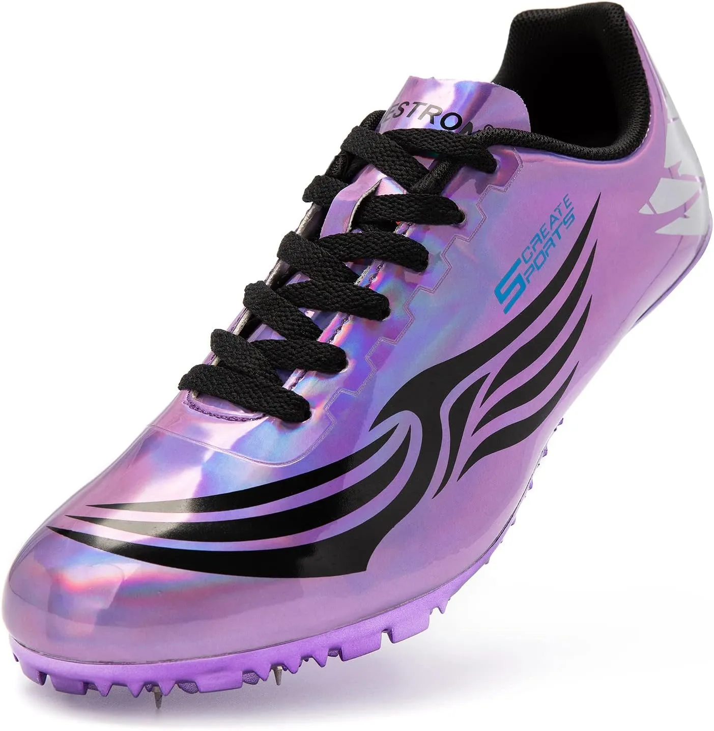 Men Women Kids Track and Field Shoes Professional Racing Running Sneakers Sprint Sport Shoes…