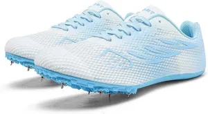 Men Women Track and Field Nail Shoes Teenagers Professional Training Racing Running Spikes Jumping Sneakers for Kids 100- to 400-Meter Races Sprinting Match