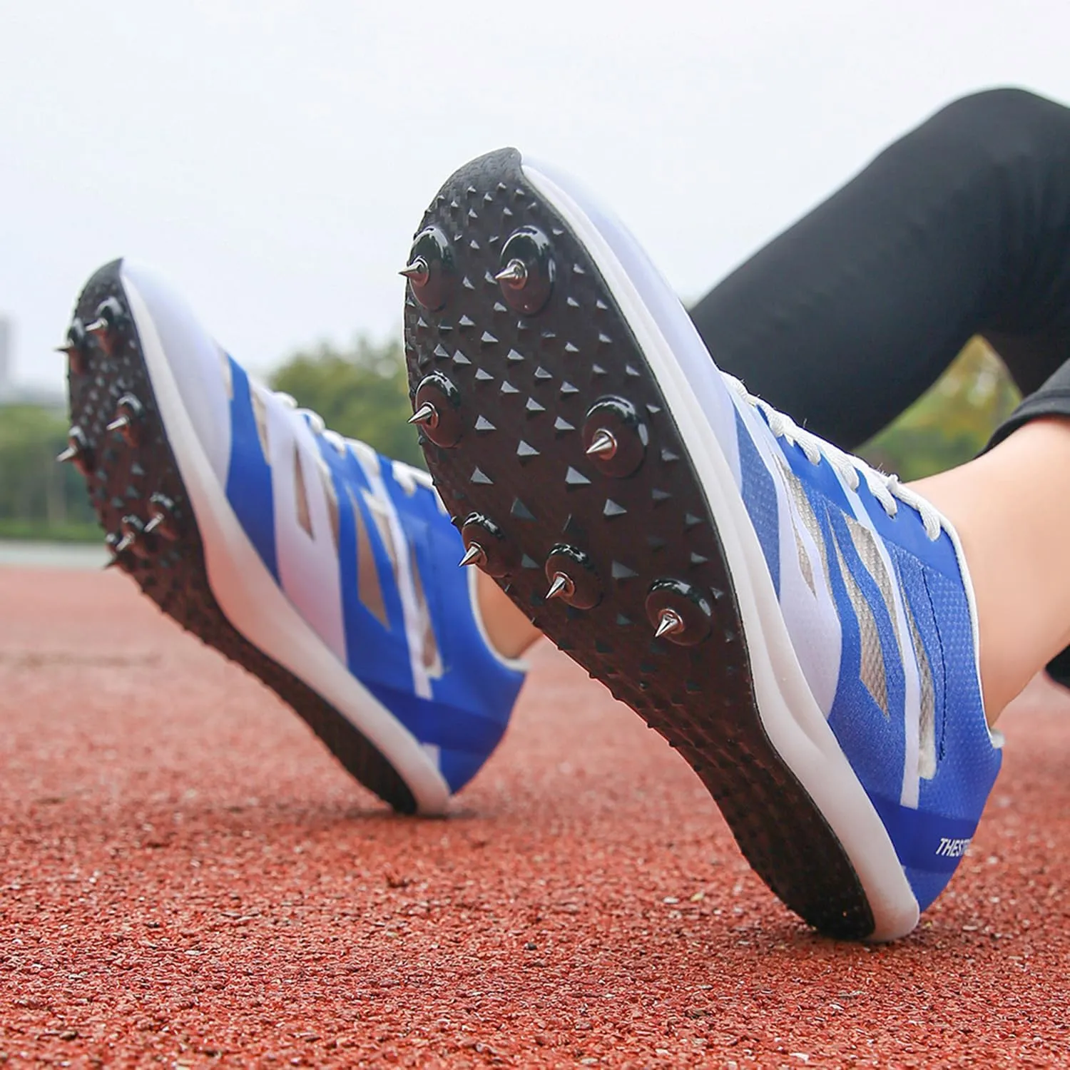 Men Women Track and Field Shoes Kids Spikes Track Sneakers Boys Girls Running Nail Footwears