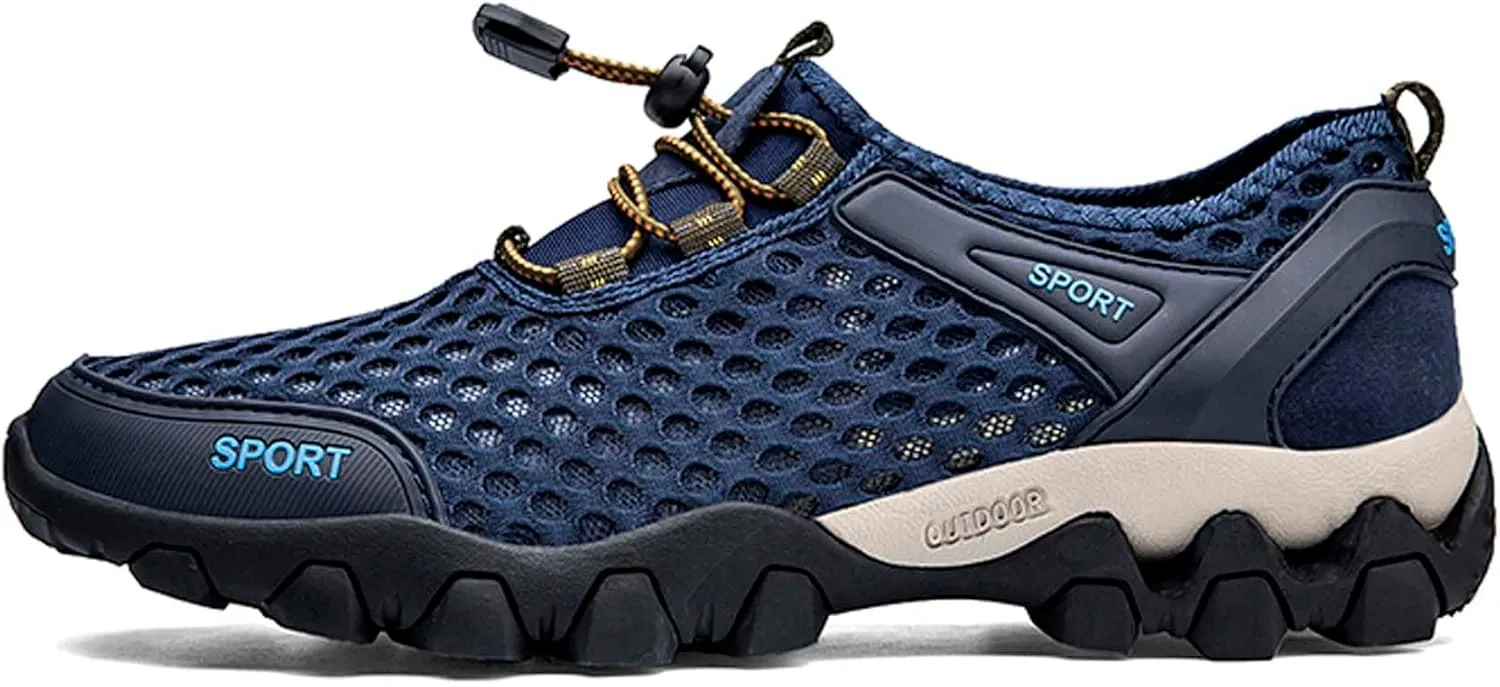 Men's Casual Walking Sandals Non-slip Off-road Hiking Shoes Beach Swimming Fishing Quick Drying Water Shoes Men's Summer Sandals