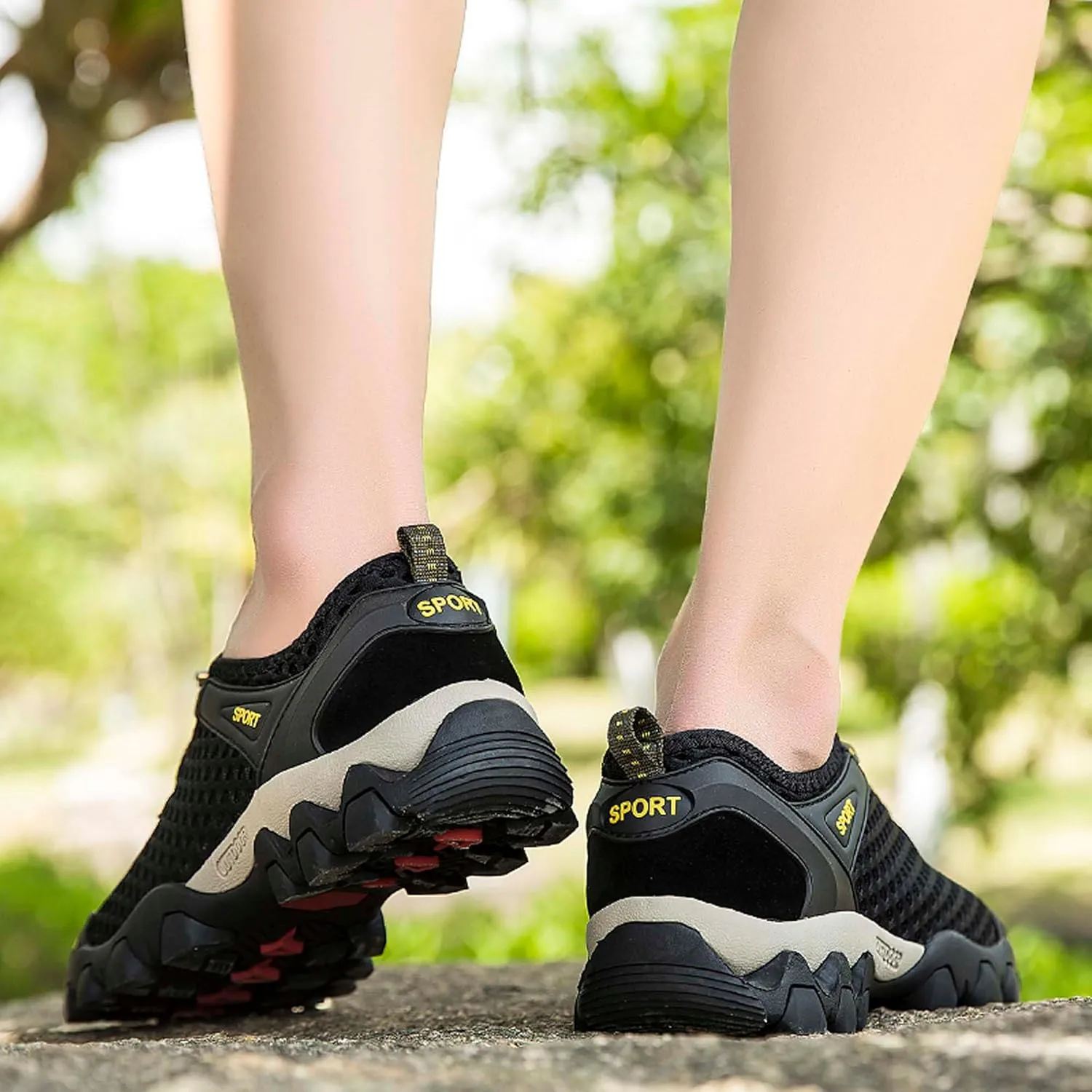 Men's Casual Walking Sandals Non-slip Off-road Hiking Shoes Beach Swimming Fishing Quick Drying Water Shoes Men's Summer Sandals