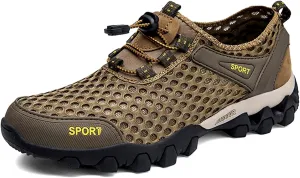 Men's Casual Walking Sandals Non-slip Off-road Hiking Shoes Beach Swimming Fishing Quick Drying Water Shoes Men's Summer Sandals