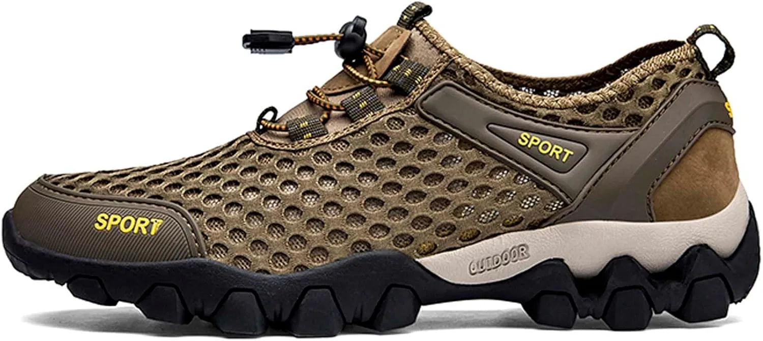 Men's Casual Walking Sandals Non-slip Off-road Hiking Shoes Beach Swimming Fishing Quick Drying Water Shoes Men's Summer Sandals