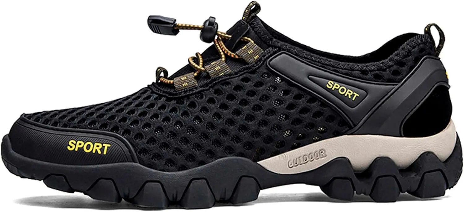Men's Casual Walking Sandals Non-slip Off-road Hiking Shoes Beach Swimming Fishing Quick Drying Water Shoes Men's Summer Sandals