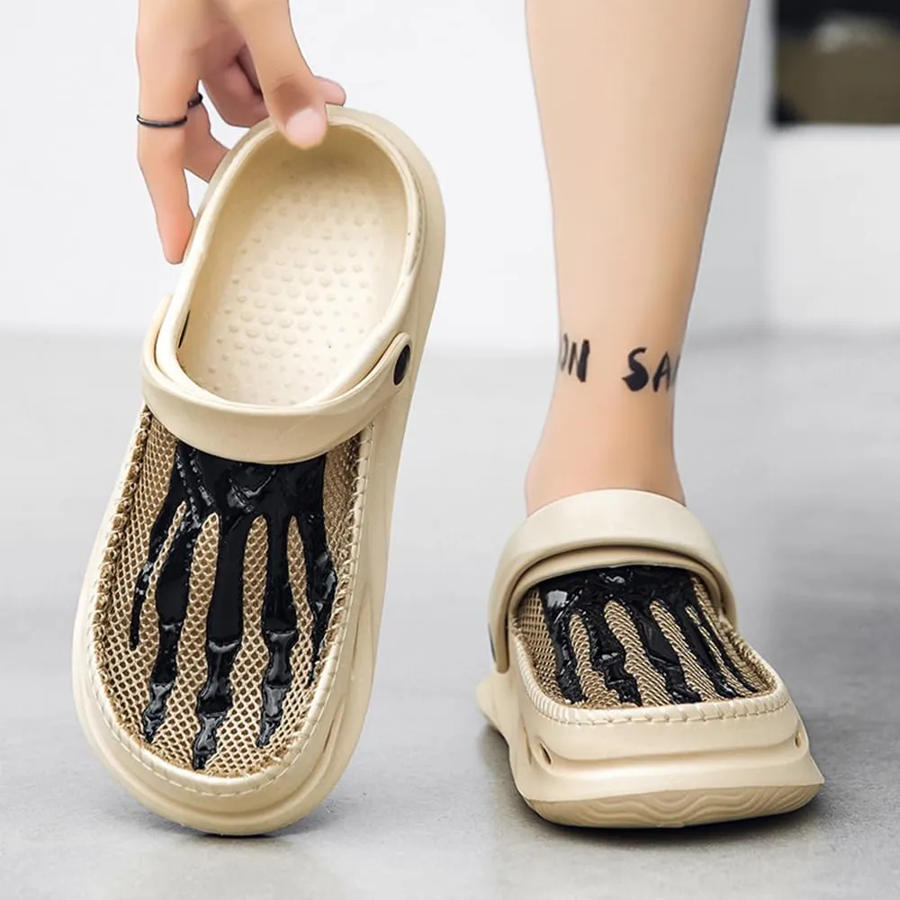 Men's Clogs Shoes Slippers Anti-Slip Beach Adjustable Back Strap Comfort Lightweight Quick Dry Sandals for Casual Outdoor