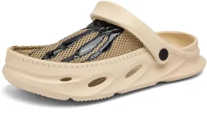 Men's Clogs Shoes Slippers Anti-Slip Beach Adjustable Back Strap Comfort Lightweight Quick Dry Sandals for Casual Outdoor