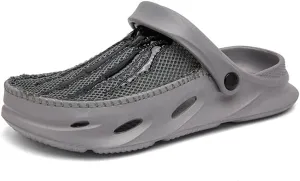 Men's Clogs Shoes Slippers Anti-Slip Beach Adjustable Back Strap Comfort Lightweight Quick Dry Sandals for Casual Outdoor