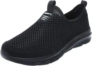 Men's Non Slip Running Shoes Ultra Light Breathable Casual Walking Shoes Fashion Sneakers Mesh Workout Sports Shoes