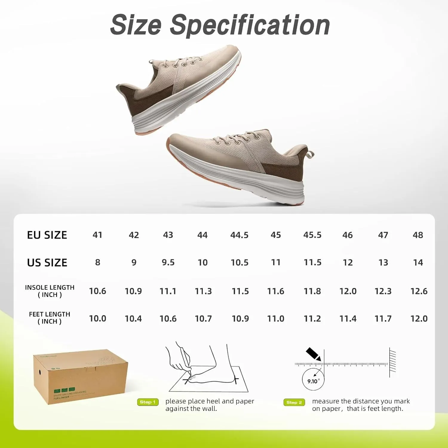 Men's Orthopedic Fashion Sneakers with Arch Support: Comfortable Plantar Fasciitis Walking Shoes, Orthotic High Arch Flat Feet Pain Relief Casual Work Tennis Athletic Sports Sneakers