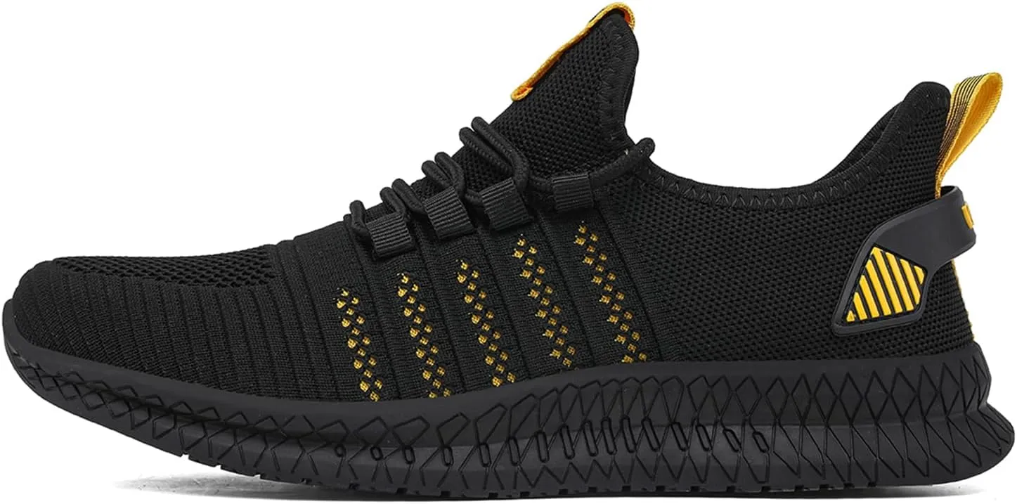Men's Running Shoes - Lightweight Athletic Sneakers with Breathable Mesh, Non-Slip Sole for Gym, Walking, and Daily Wear - Available in Sizes 14-18