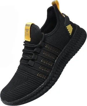 Men's Running Shoes - Lightweight Athletic Sneakers with Breathable Mesh, Non-Slip Sole for Gym, Walking, and Daily Wear - Available in Sizes 14-18
