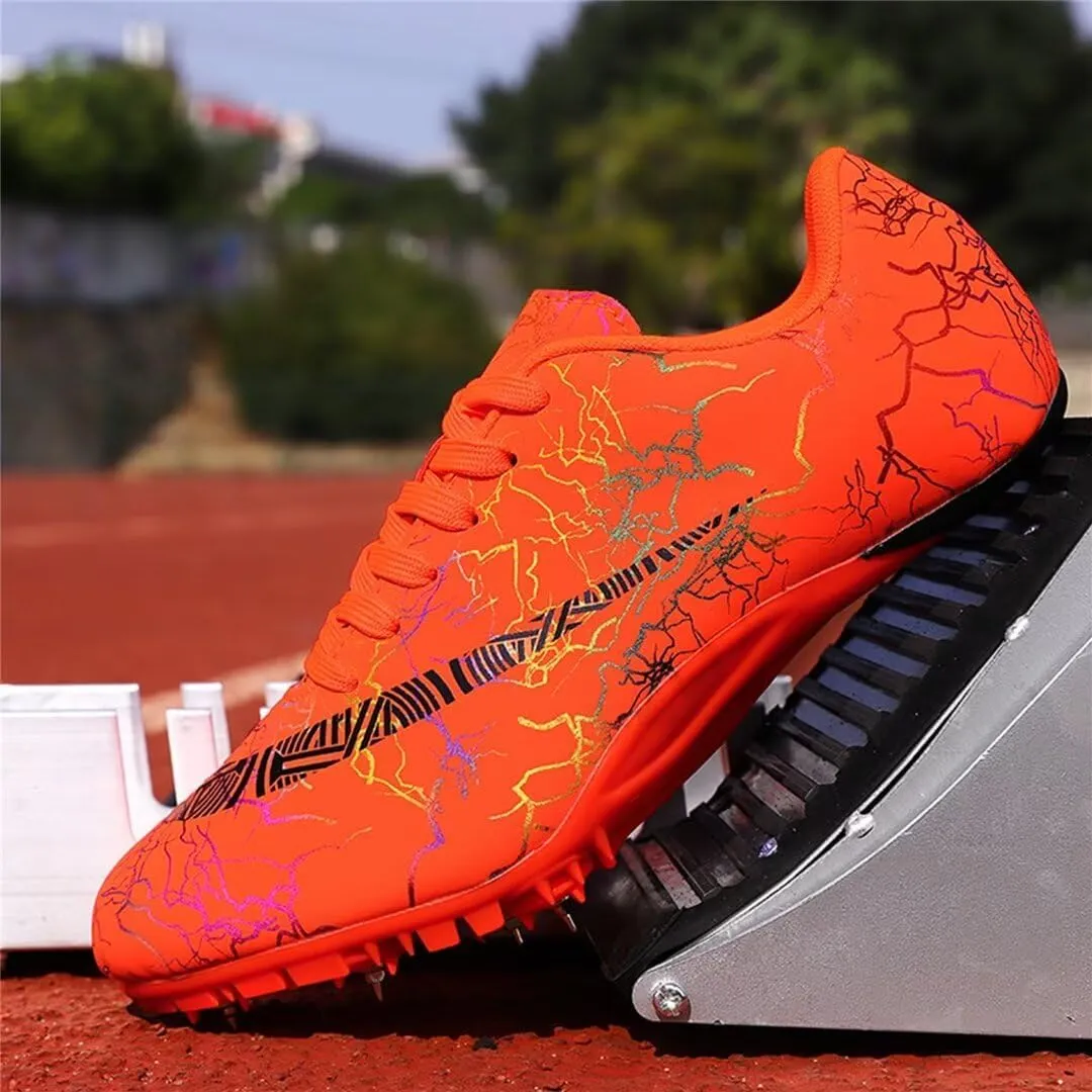 Mens Spikes Track Shoes Women Track and Field Shoes Boys Girls Jumping Sneakers Professional Running Nail Shoes