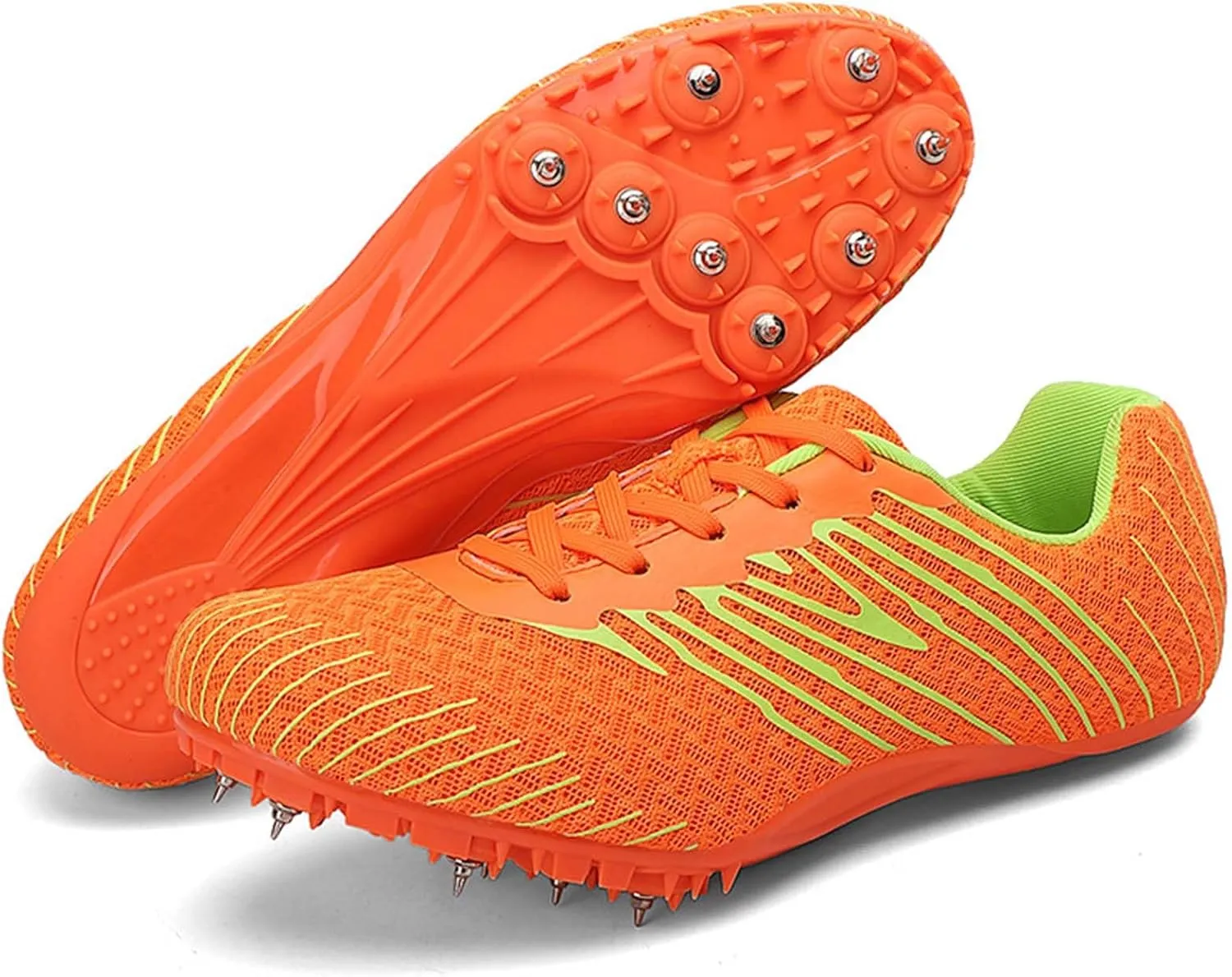 Men's Track and Field Shoes Spikes Athletics Shoes Racing Running Sneakers for Boys Sprint Sport Jumping Training