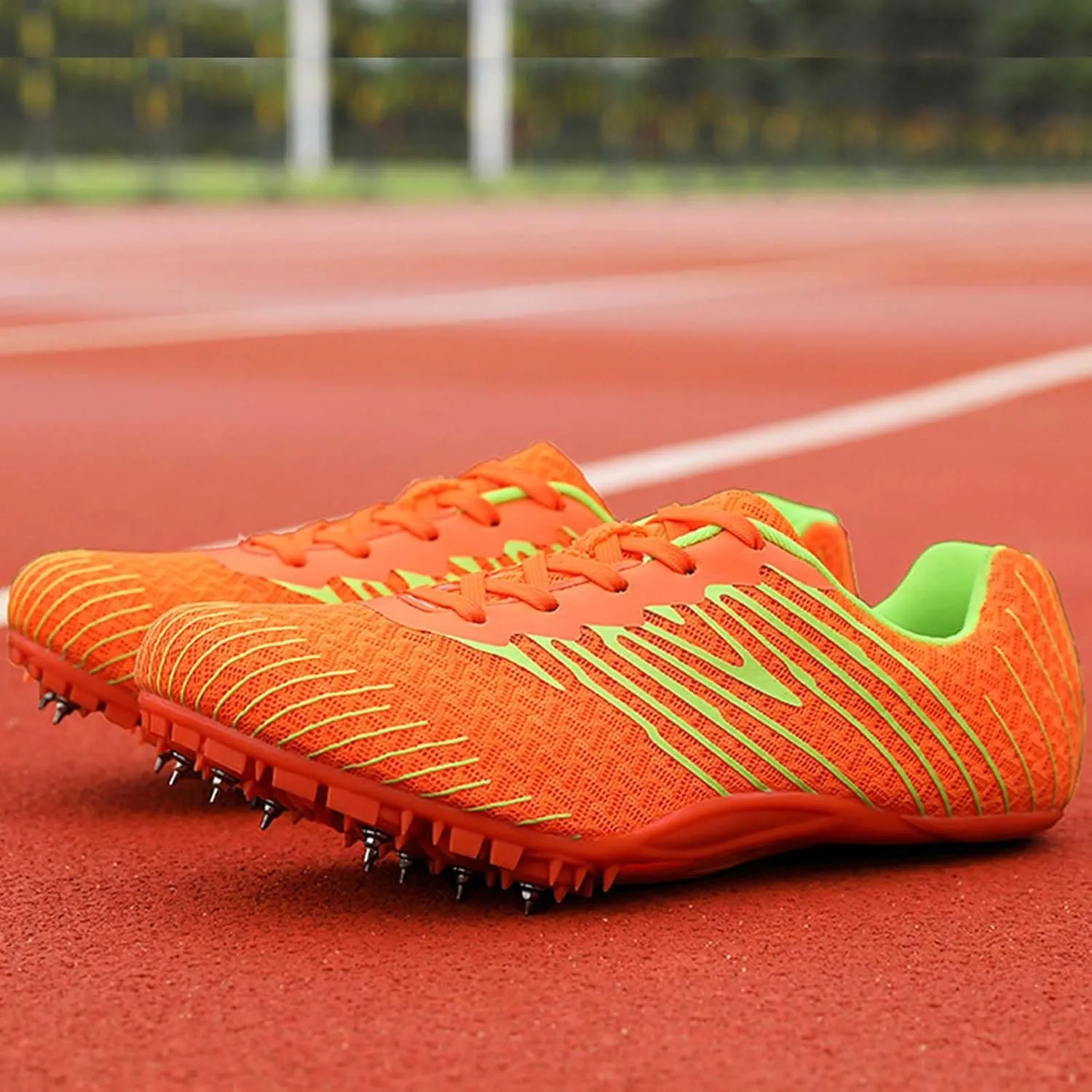Men's Track and Field Shoes Spikes Athletics Shoes Racing Running Sneakers for Boys Sprint Sport Jumping Training