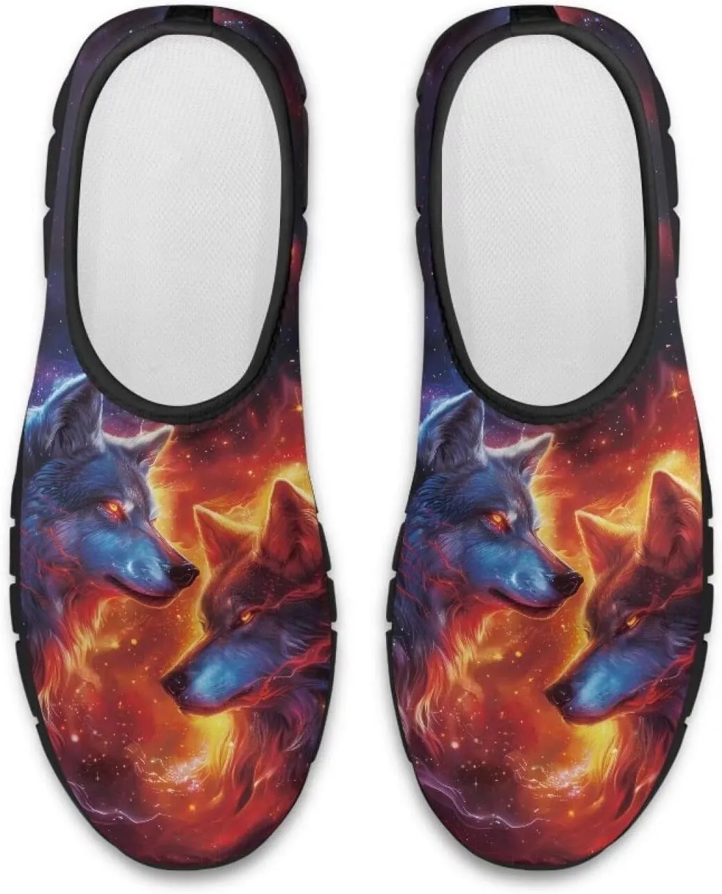 Mens Walking Sneakers Funny Print Tennis Shoes for Men Slip On Shoes