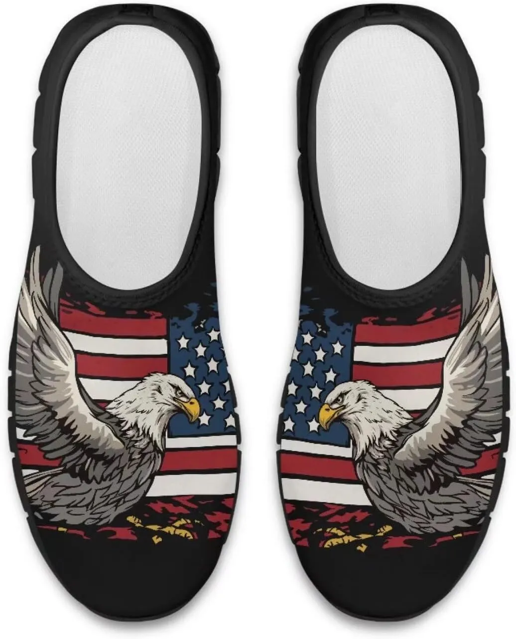 Mens Walking Sneakers Funny Print Tennis Shoes for Men Slip On Shoes