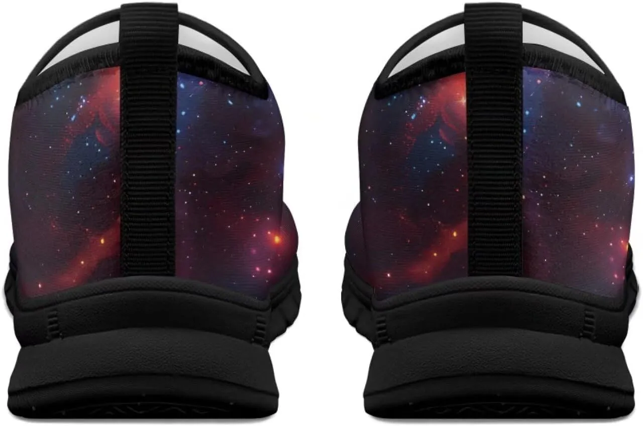 Mens Walking Sneakers Funny Print Tennis Shoes for Men Slip On Shoes