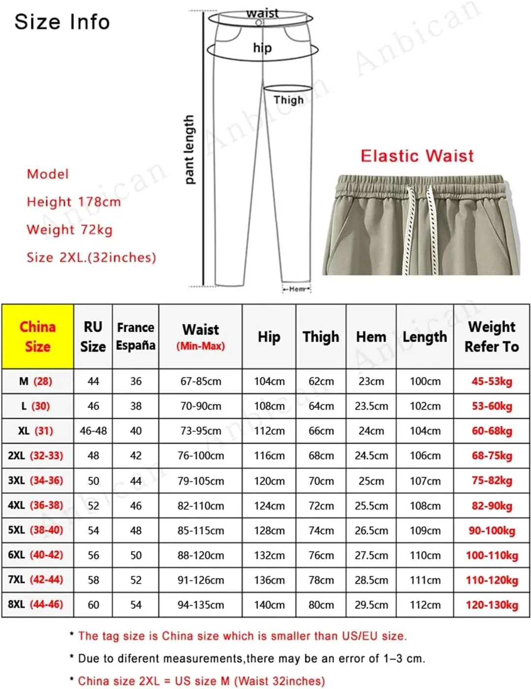 Men's Wide Leg Hip Hop Sweatpants Drawstring Waist Loose Fit Straight Leg Casual Track Pants